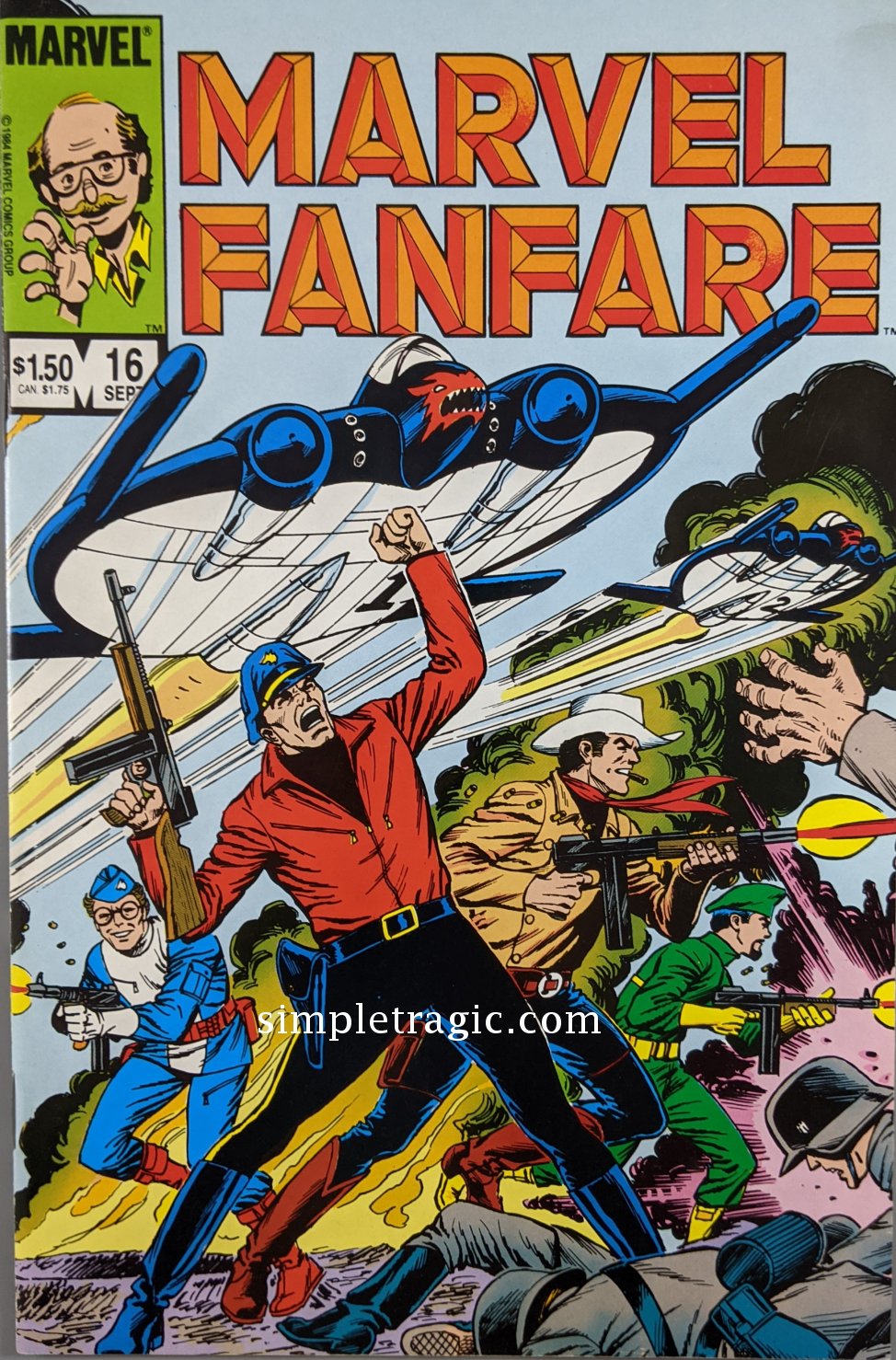 Marvel Fanfare #16 Comic Book Cover Art