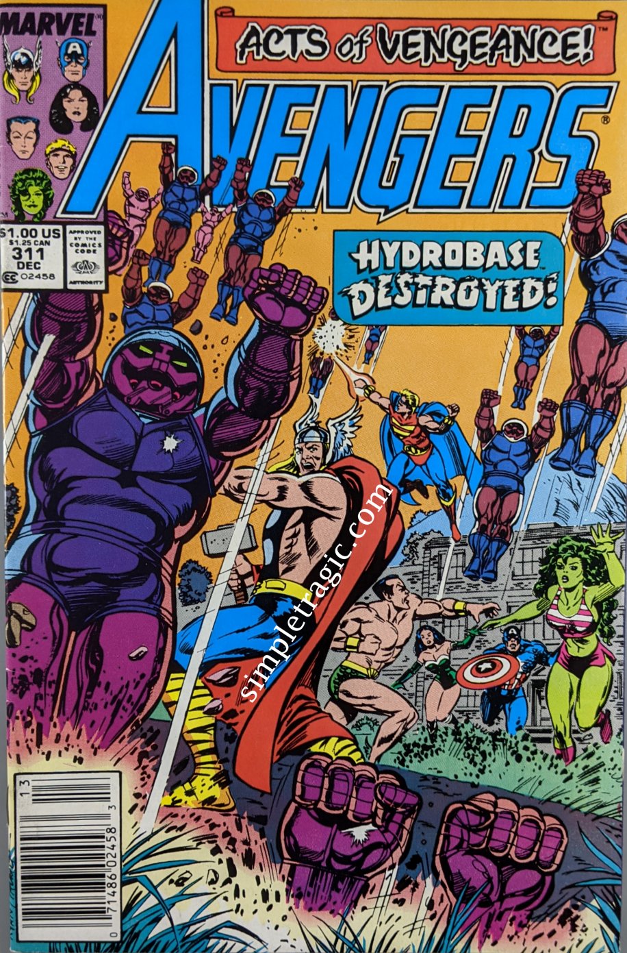 Avengers, The (1963) #311 SIGNED