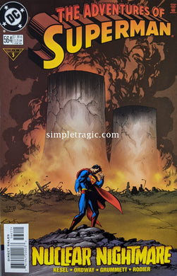 Adventures of Superman #564 Comic Book Cover Art