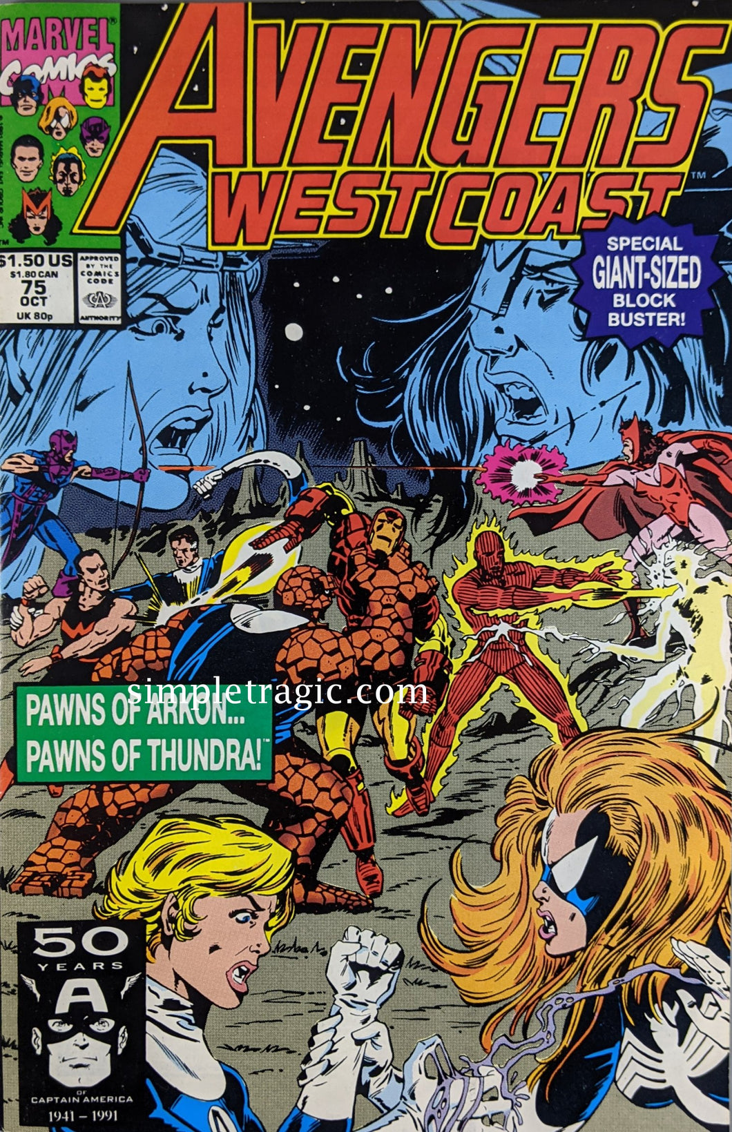 Avengers West Coast (1985) #75