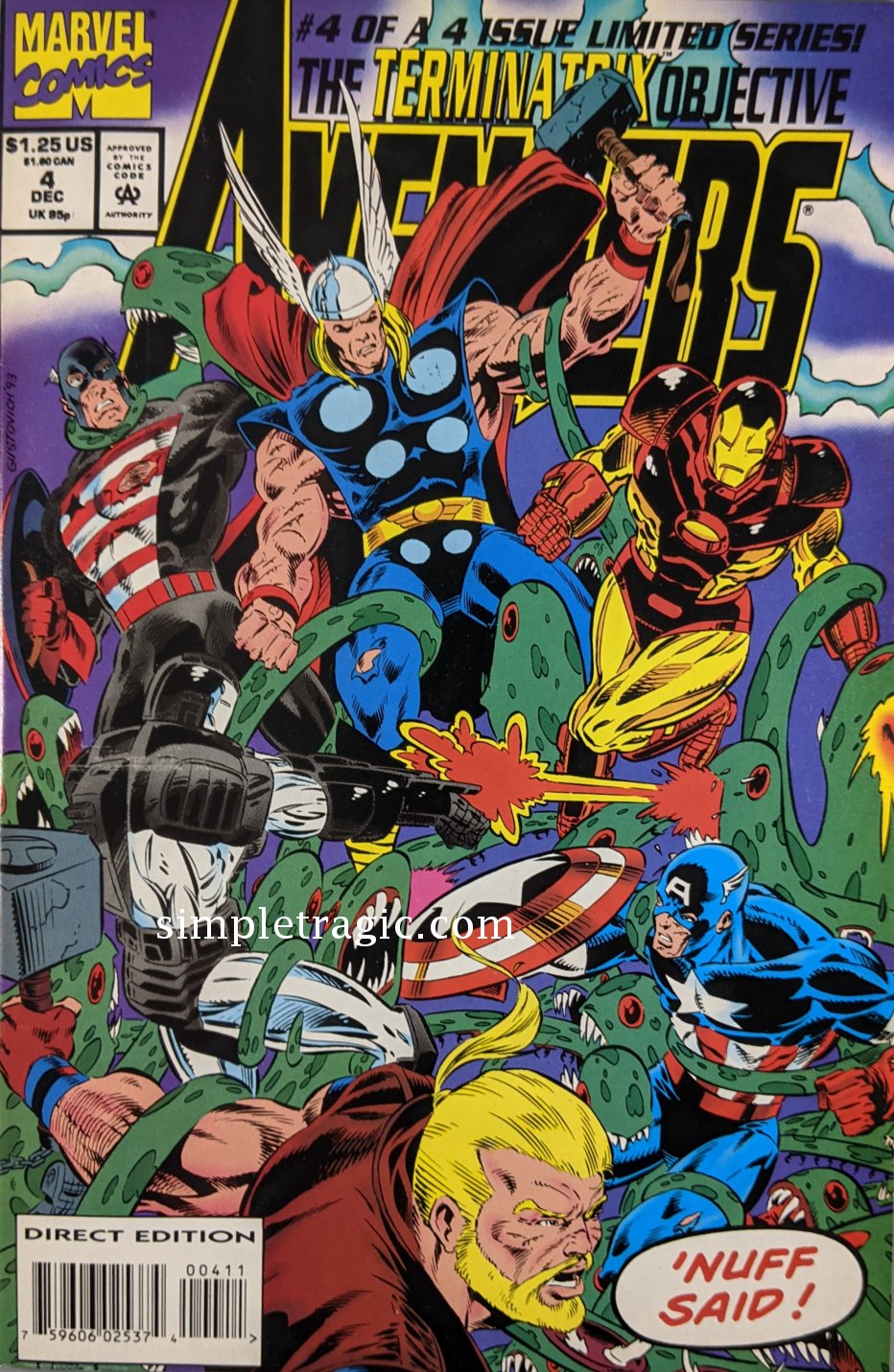 Avengers: The Terminatrix Objective #4 Comic Book Cover Art
