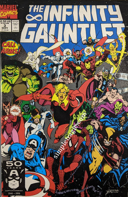 The Infinity Gauntlet #3 Comic Book Cover Art