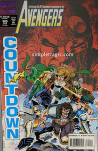 Avengers #365 Comic Book Cover Art by Steve Epting