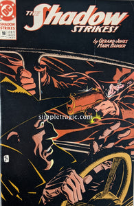 The Shadow Strikes #18 Comic Book Cover Art