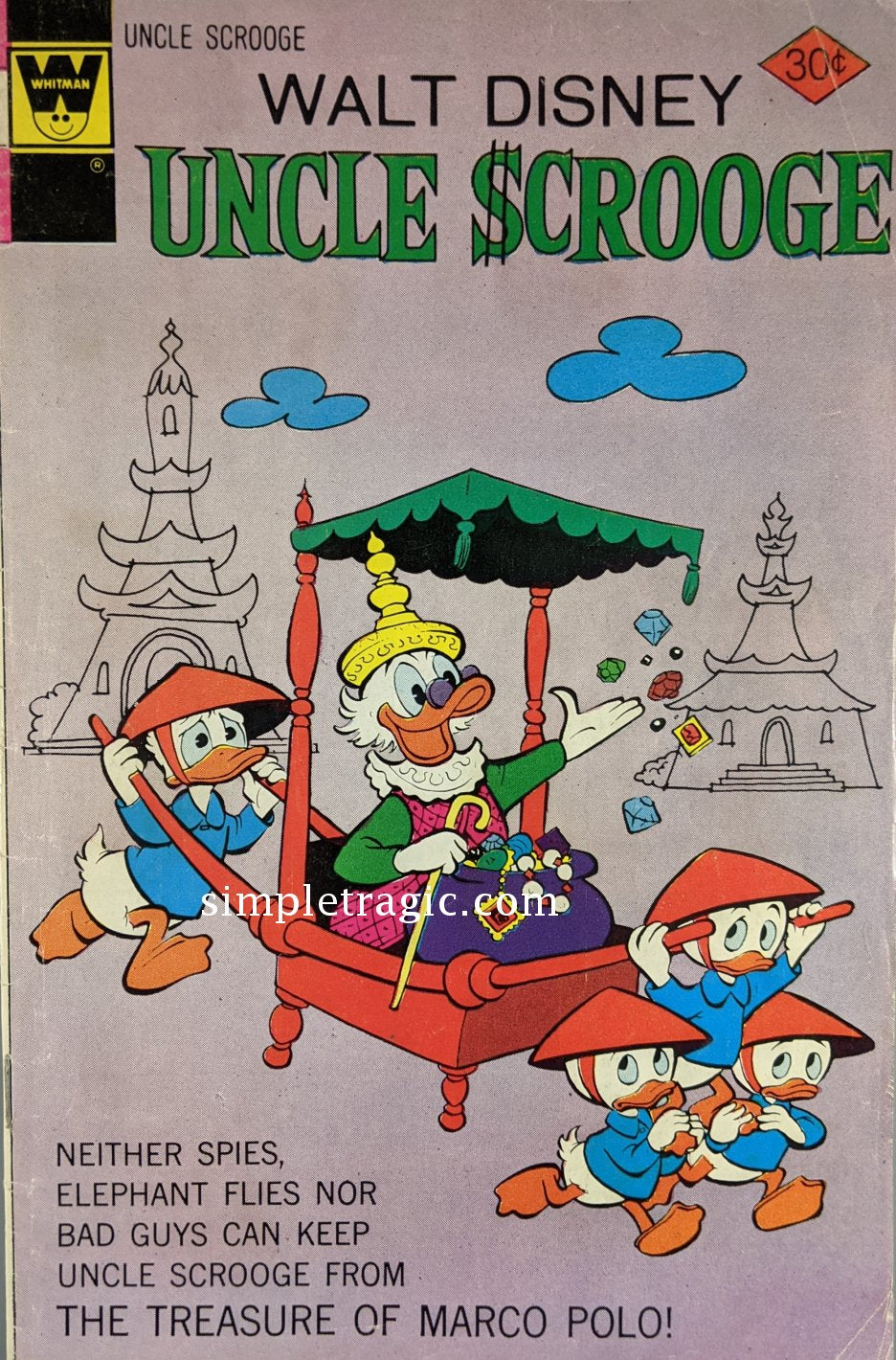Uncle Scrooge #134 Comic Book Cover Art