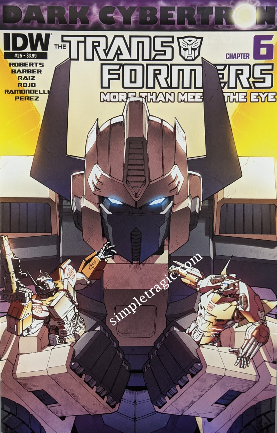Transformers More Than Meets The Eye #25 Comic Book Cover Art