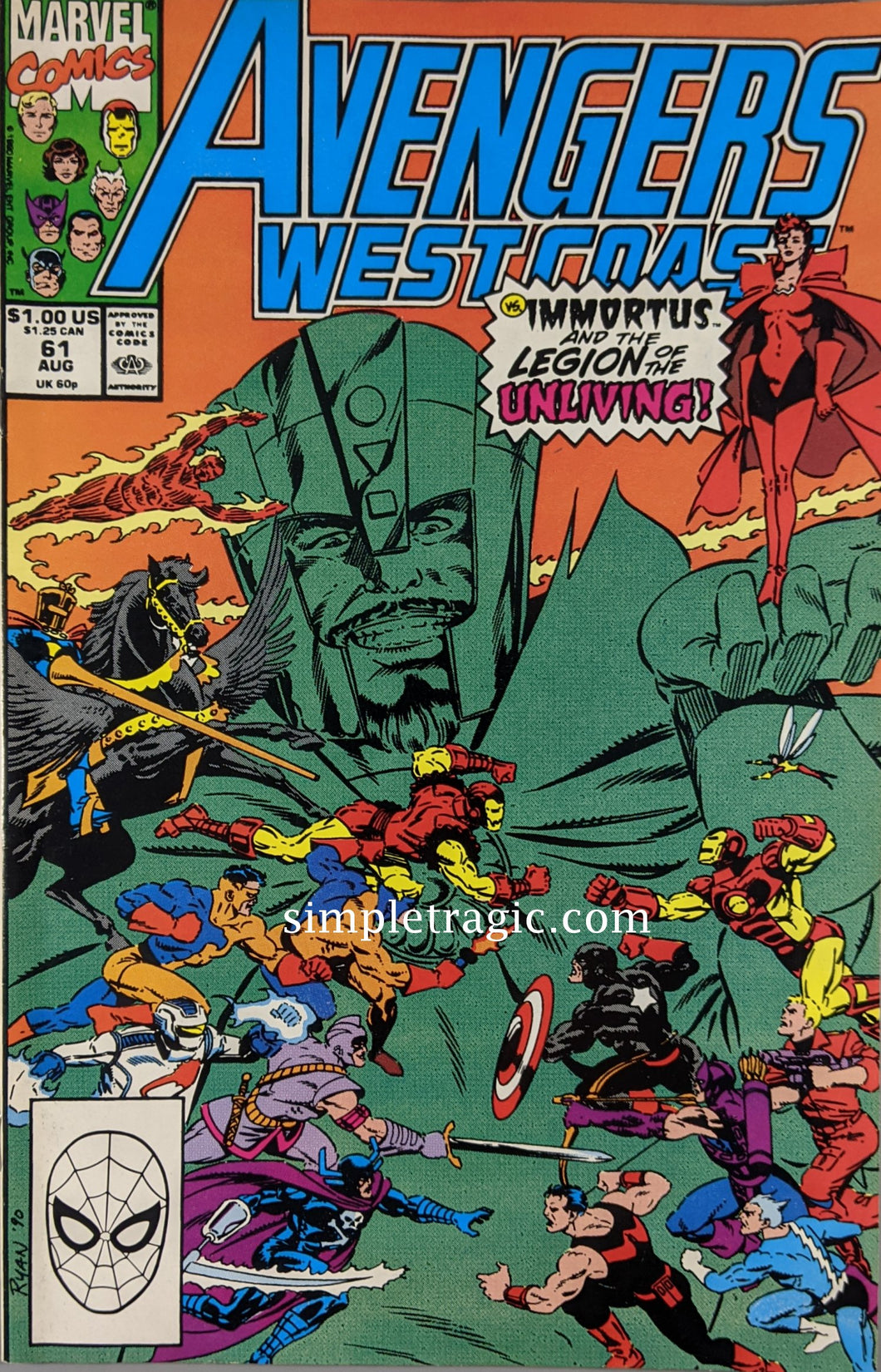 Avengers West Coast (1985) #61