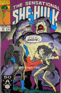 Sensational She-Hulk #27 Comic Book Cover Art