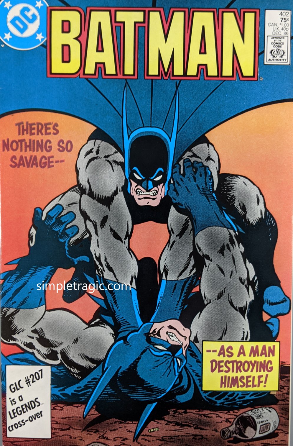 Batman #402 Comic Book Cover Art