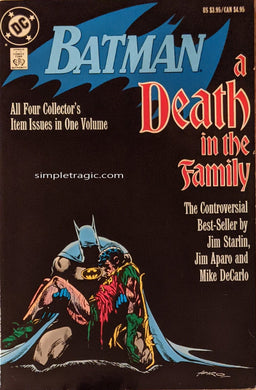 Batman: A Death In The Family TPB Cover Art Jim Aparo