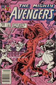 Avengers #245 Comic Book Cover Art