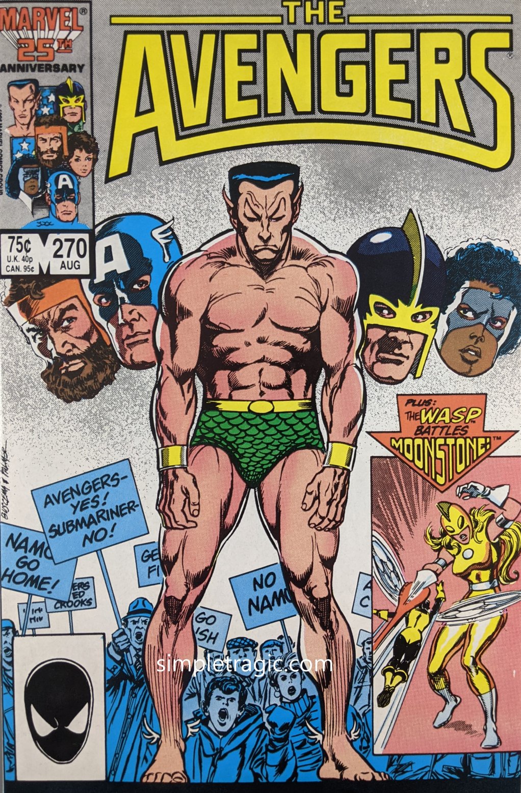Avengers #270 Comic Book Cover Art