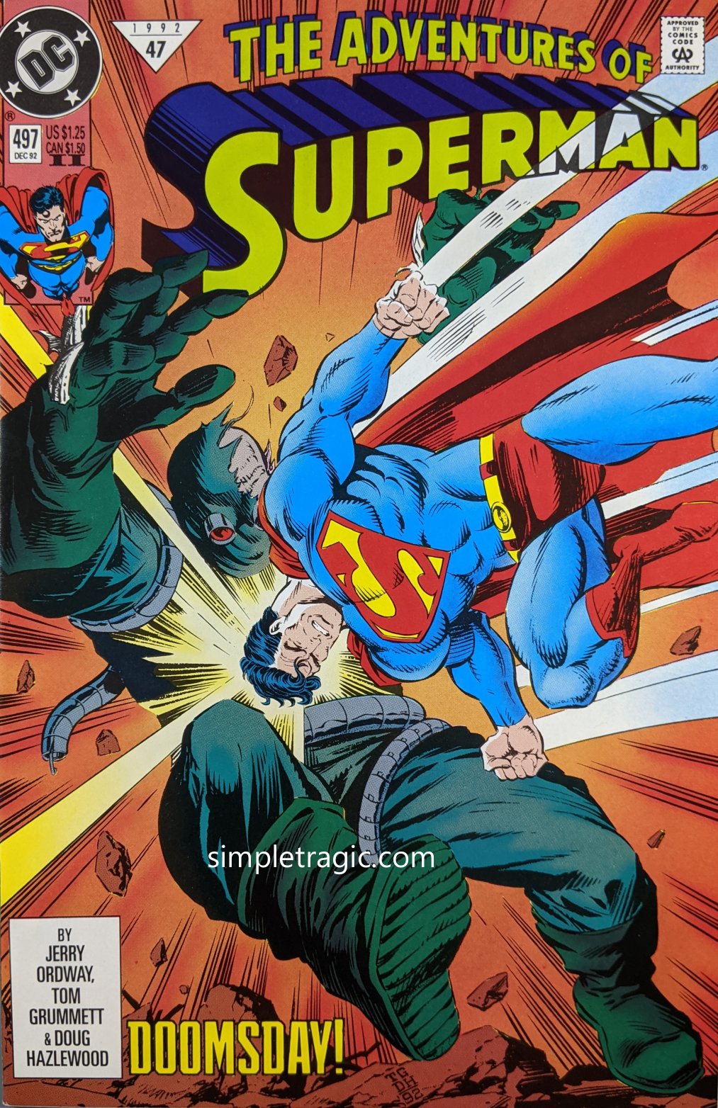 Adventures Of Superman (1939) #497 (2nd Print)