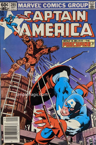 Captain America #285 Comic Book Cover Art