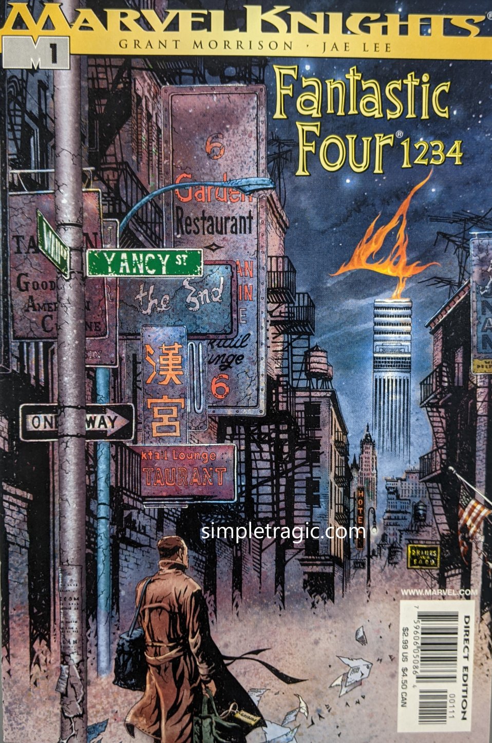 Fantastic Four 1 2 3 4 #1 Comic Book Cover Art Jae Lee