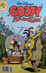 Walt Disney's Goofy Adventures #3 Comic Book Cover Art