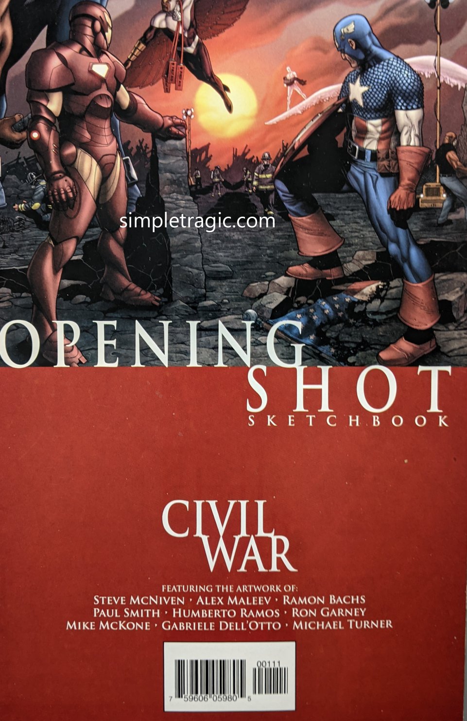Civil War: Opening Shot Sketchbook (2006) #1