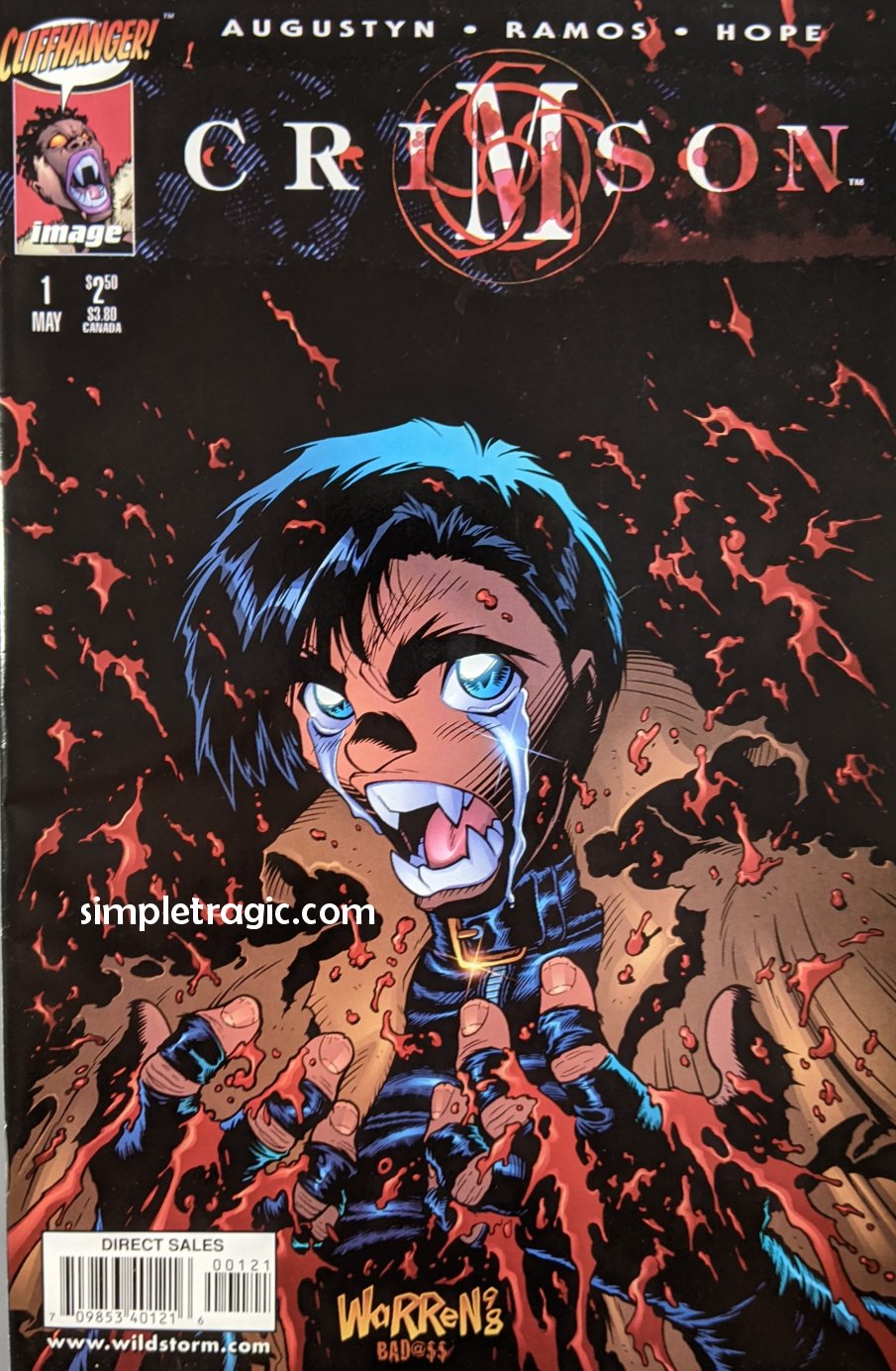 Crimson #1 Comic Book Cover Art