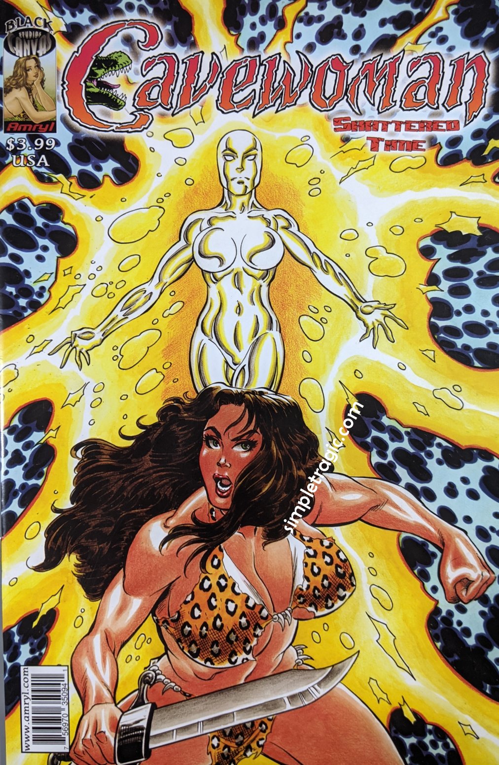 Cavewoman: Shattered Time #1 Comic Book Cover Art