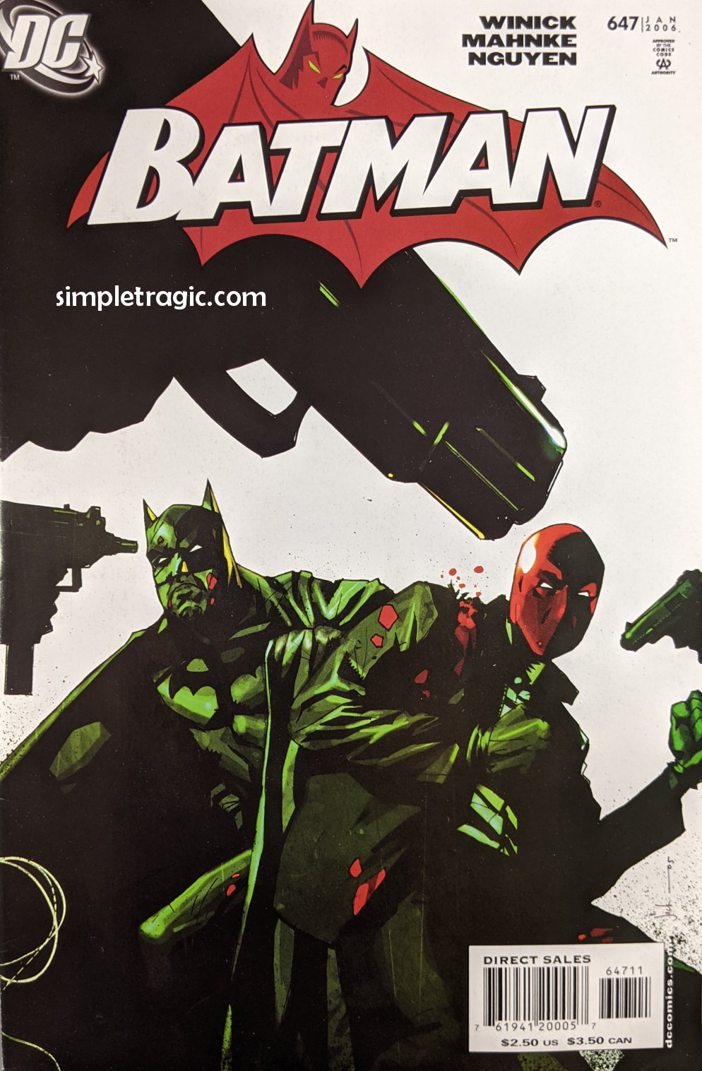 Batman #647 Comic Book Cover Art