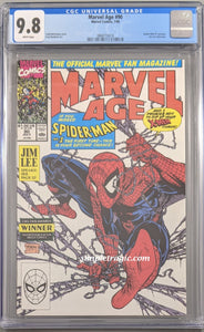 Marvel Age #90 Comic Book Cover Art