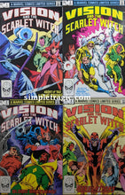Load image into Gallery viewer, Vision And The Scarlet Witch #1-4 Comic Book Cover Art by Rick Leonardi
