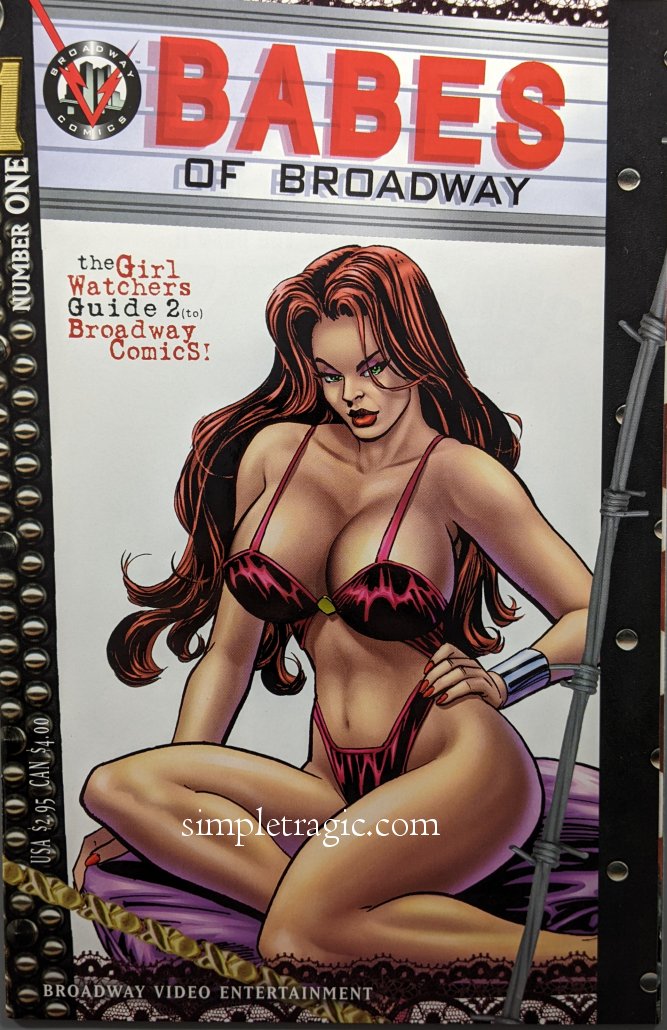 Babes Of Broadway #1 Comic Book Cover Art