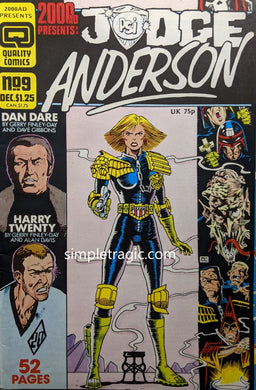 2000 AD Presents #9 Comic Book Cover Art
