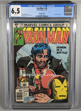 Load image into Gallery viewer, Iron Man #128 Comic Book Cover Art
