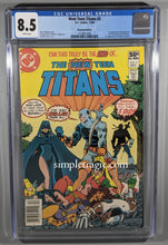 Load image into Gallery viewer, New Teen Titans (1980) #2 CGC 8.5 (Shipping Included)
