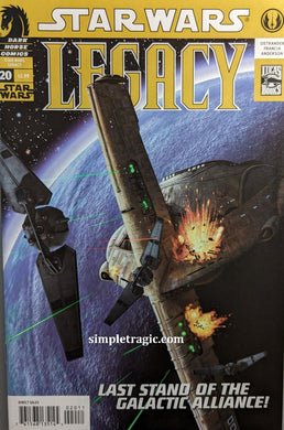 Star Wars Legacy #20 Comic Book Cover Art