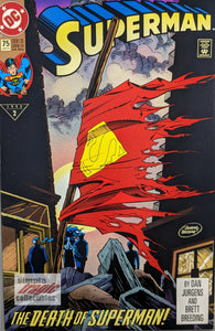 Superman #75 Comic Book Cover Art By Dan Jurgens