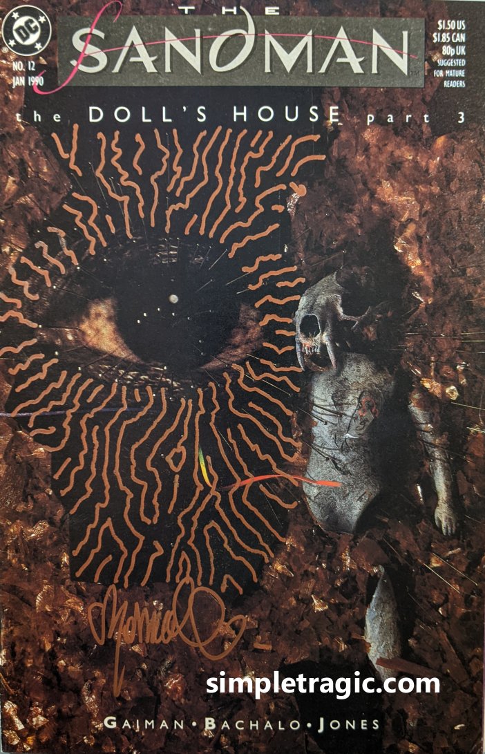 Sandman (1989) #12 SIGNED / REMARQUE