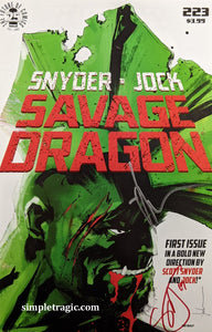 Savage Dragon (1993) #223 (Variant Jock) SIGNED x2