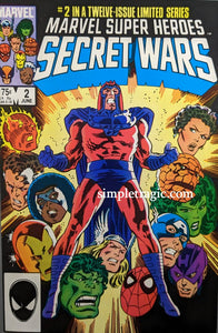 Marvel Super Heroes Secret Wars #2  Comic Book Cover Art by Mike Zeck