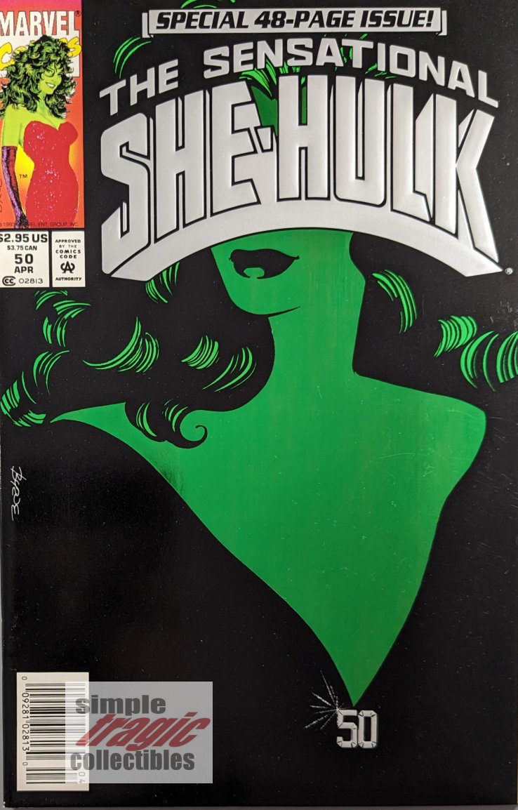 Sensational She-Hulk #50 Comic Book Cover Art
