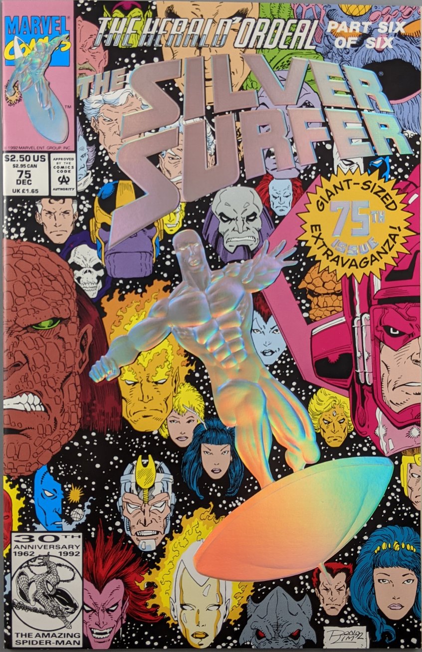 Silver Surfer #75 Comic Book Cover Art by Ron Lim