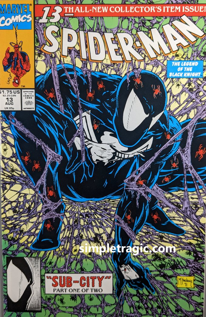 Spider-Man #13 Comic Book Cover Art by Todd McFarlane