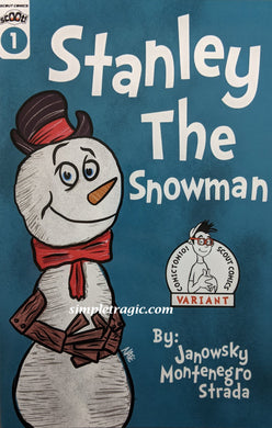 Stanley The Snowman #1 Comic Book Cover Art