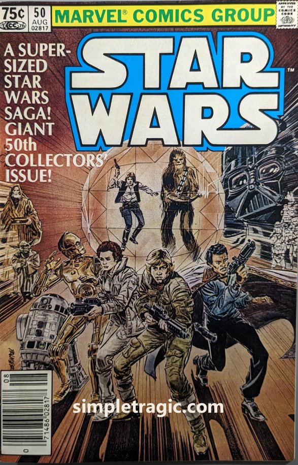 Star Wars #50 Comic Book Cover Art by Tom Palmer