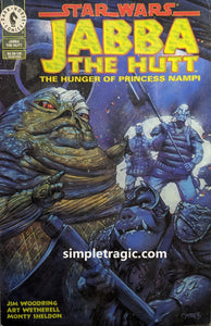 Star Wars: Jabba The Hutt - The Hunger Of Princess Nampi Comic Book Cover Art by Steve Bissette