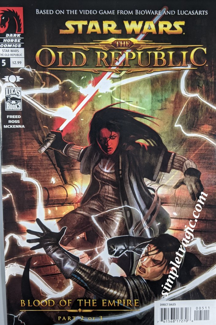Star Wars: The Old Republic (2010) #5 (of 6)