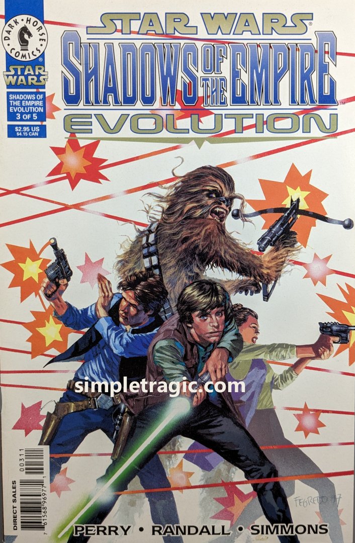 Star Wars Shadows Of The Empire Evolution #3 Comic Book