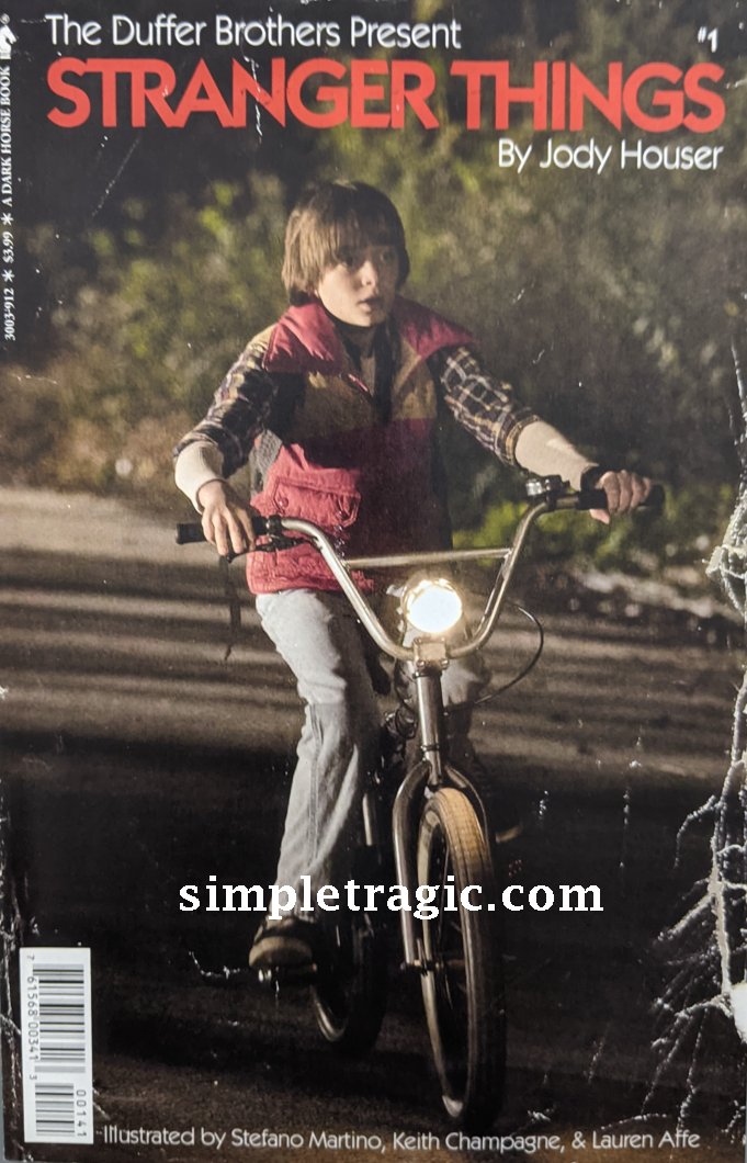 Stranger Things #1 Photo Variant Comic Book Cover Art