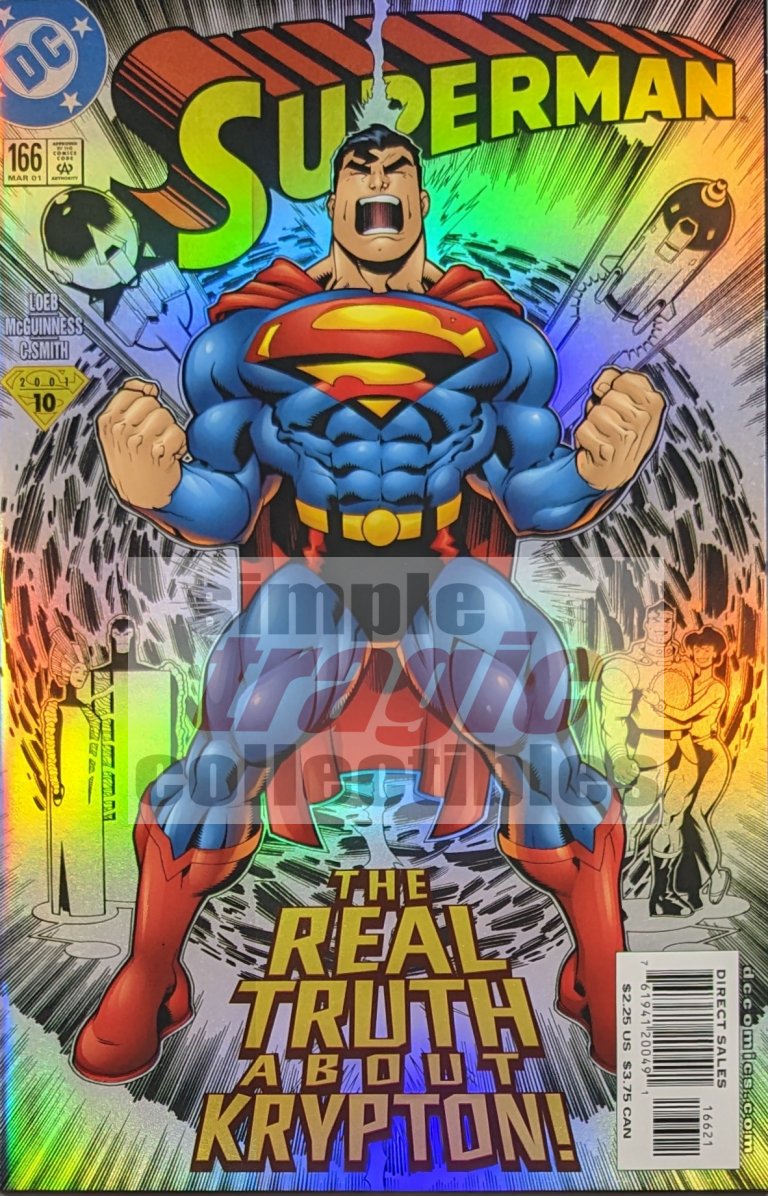 Superman #166 Comic Book Cover Art by Ed McGuinness