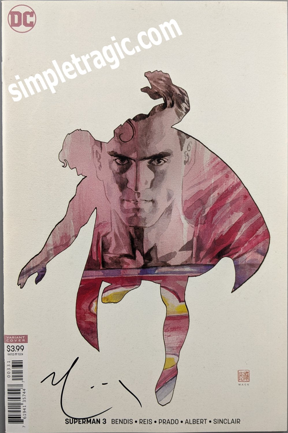Superman (2018) #3 (Variant) SIGNED