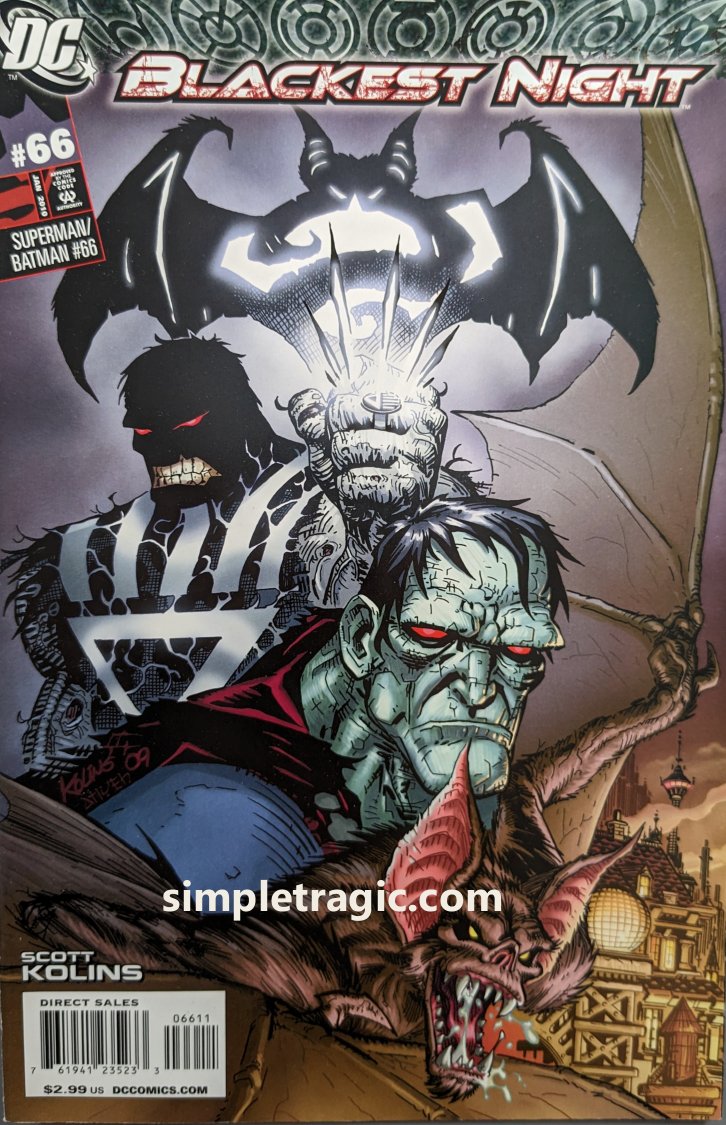 Superman Batman #66 Comic Book Cover Art