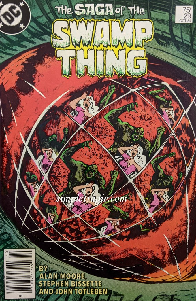 Swamp Thing #29 Comic Book Cover Art