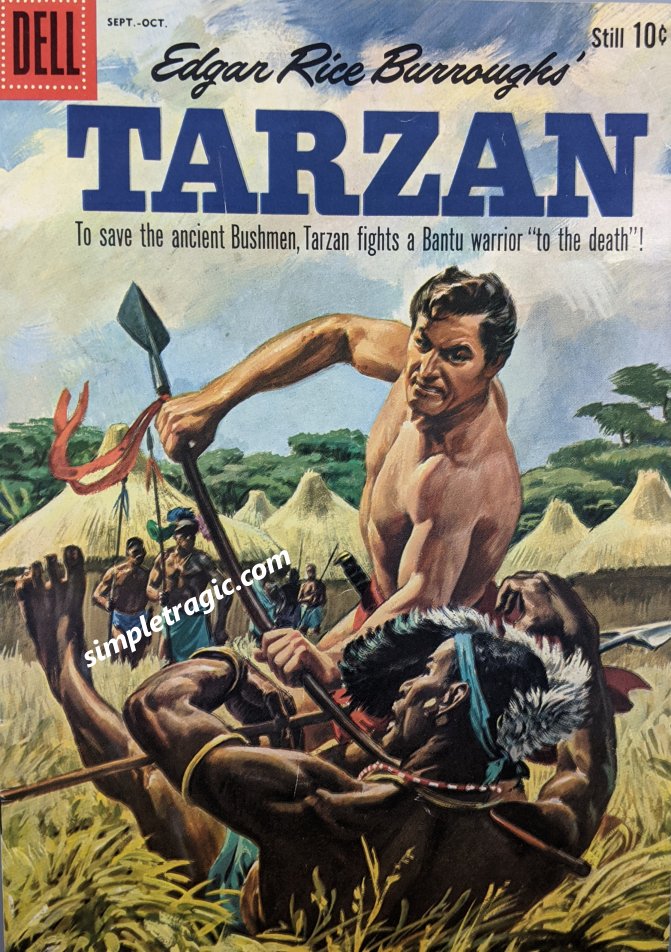 Tarzan #120 Comic Book Cover Art