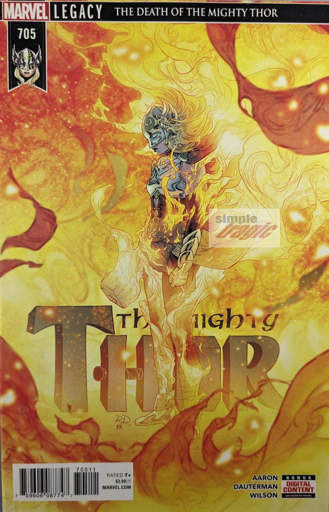 Thor #705 Comic Book Cover Art
